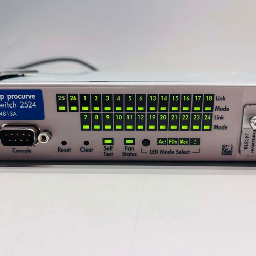 HP ProCurve Switch 2524 Managed Switch with Gigabit-SX Module like new