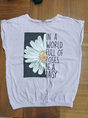Girls' T-shirt Trax size 140 cm like new, purple, age 10
