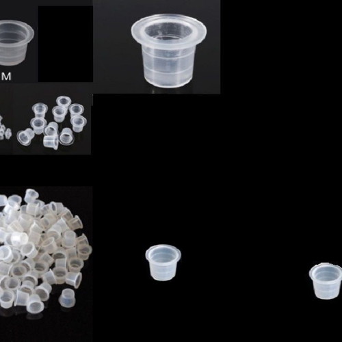 Tattoo Ink Caps set of 100 medium 13mm