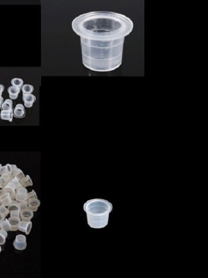 Tattoo Ink Caps set of 100 medium 13mm