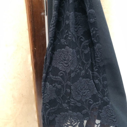 Lynne Lace Bell-Bottom Pants used black size L