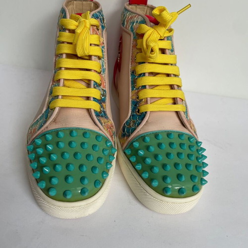 Christian Louboutin women sneakers 36.5 like new, colorful