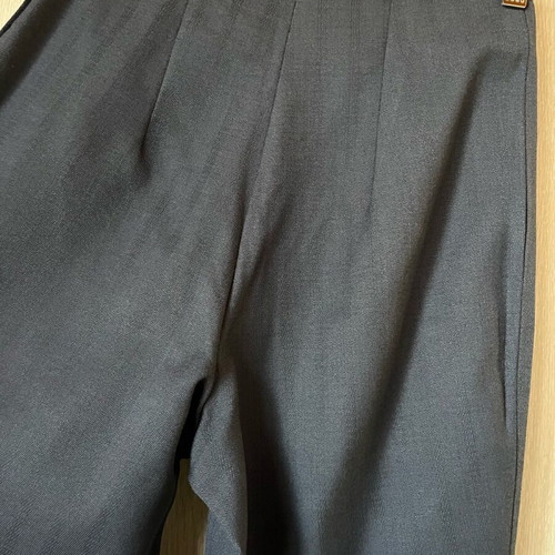 High-waisted gray pants XXS used with zipper