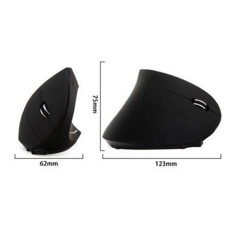 Vertical wireless laser mouse new with 5 buttons and scroll