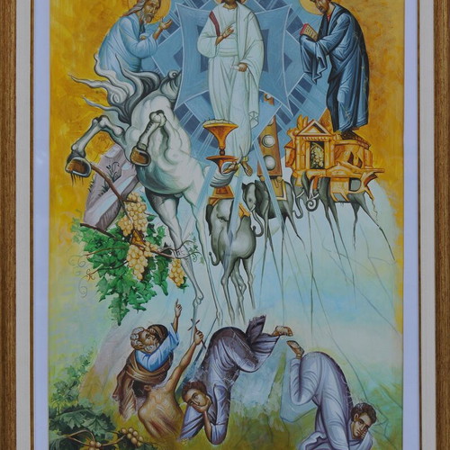 Transformation Copy Watercolor Painting by Dorotheos Antoniadis made to order