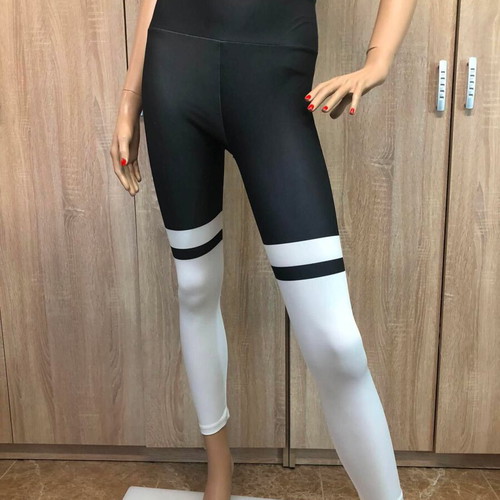 Fashion Tights leggings like new, black and white, sizes S and M