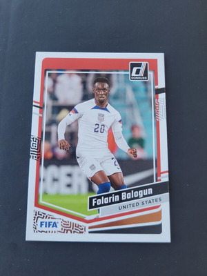 Folarin Balogun Donruss soccer card like new