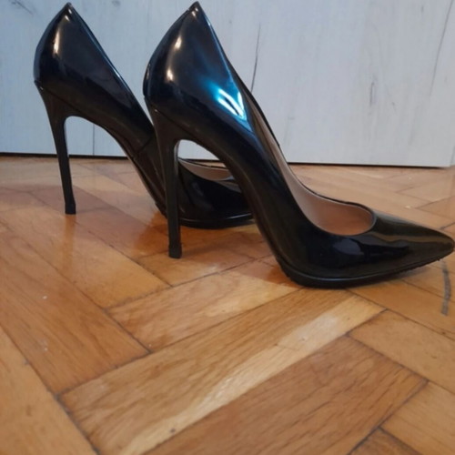 Tsakiris Mallas classic stiletto heels, black, size 40