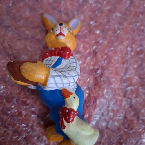 Vintage Easter figurines used, pack of 6 pieces