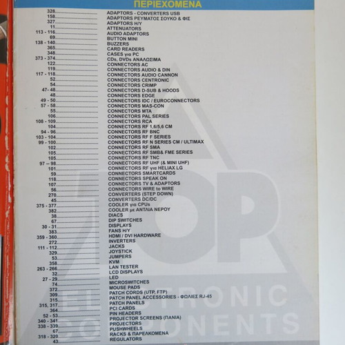 Top Electronic Components catalogs used, pack 1 & 2