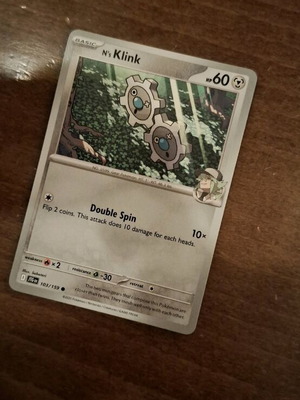 Pokemon Card Ns Klink new