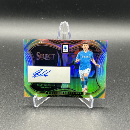 2024-25 Panini Select Billy Gilmour Silver Autograph card