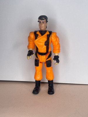 James Bond Jr. Flight Gear action figure used, 1991 Hasbro