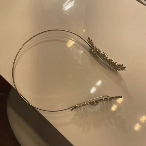 Ancient Greek Headband like new, gold and silver leaves