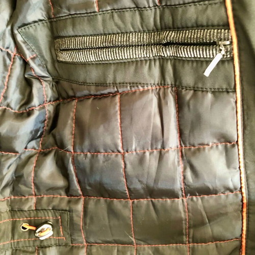 Emilio Corali jacket like new, black, with adjustable sleeves and hood