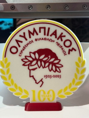 Olympiacos 100 Years Logo new, commemorative 3D decorative item