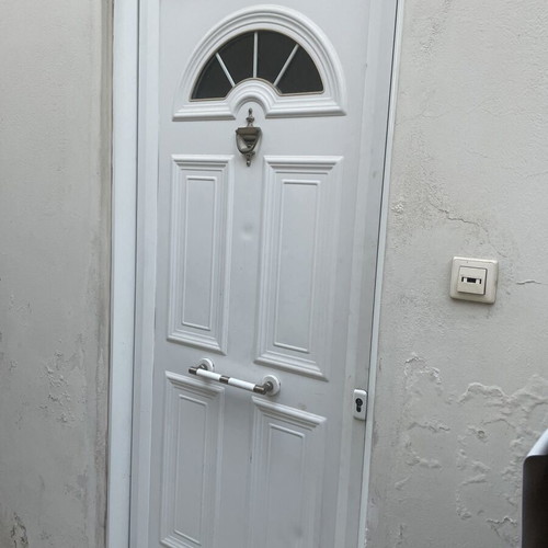 Aluminum door Europa 5000 like new, 2.15x0.87m left opening