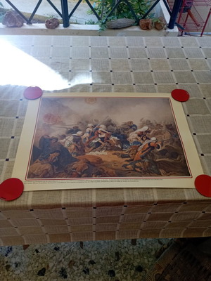 Decorative print The Courage of the Souliotes new, 50x35 cm