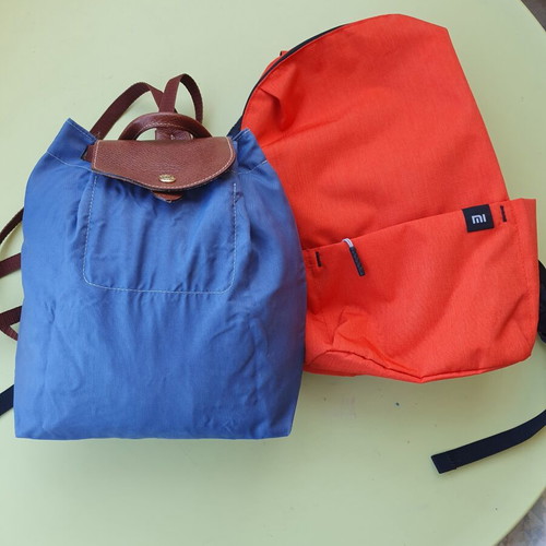 Longchamp mini backpacks like new, multicolor, unworn
