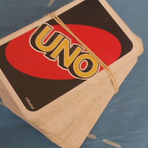 Uno card game deck