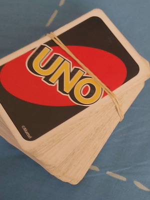 Uno card game deck