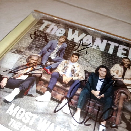 The Wanted CD and signed cassette new, Most Wanted album