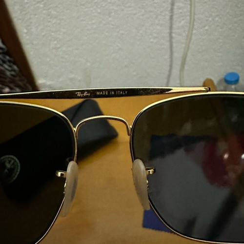 Ray-Ban 3560 001 6117 145 The Colonel sunglasses new, gold