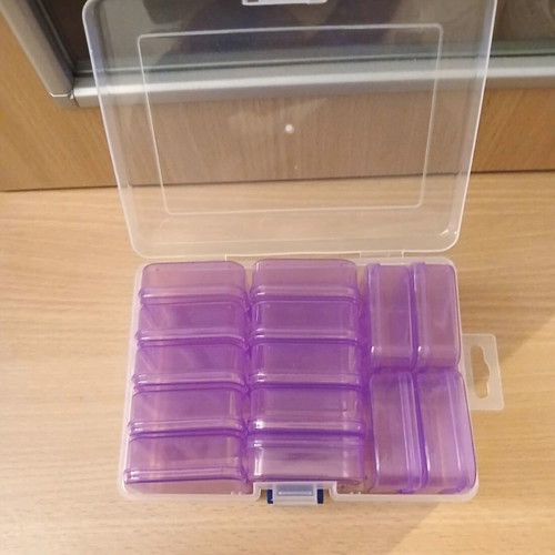 Storage box new with 14 compartments