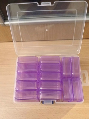 Storage box new with 14 compartments