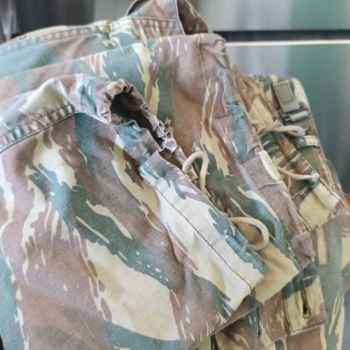 Military clothes used, pack with sweatshirts and short sleeves
