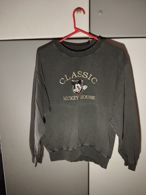 The Different women's sweatshirt new, grey with embroidered Mickey Mouse