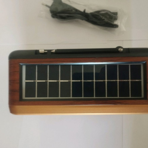 Radio USB BT new with solar panel and flashlight