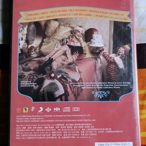 Britney Spears Circus CD Like New Special Edition China Slipcase