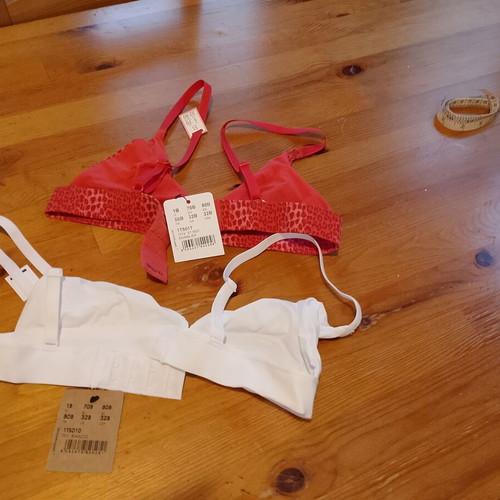 Teen bras new, size 70B, set of 2 pieces