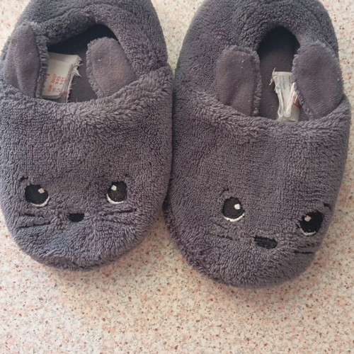Children's slippers used