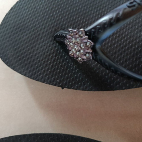 Havaianas High Fashion platform flip flops size 41, new