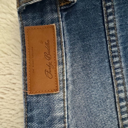 Funky Buddha high-waisted shorts like new, blue, size 26