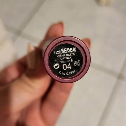 Pink Velvet Matte Golden Rose 04 lipstick like new