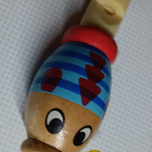 Wooden children's whistle new, large size 9 cm