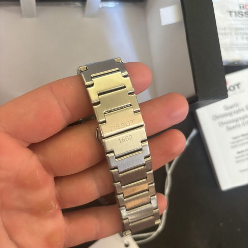 Tissot wristwatch dark blue new, full set