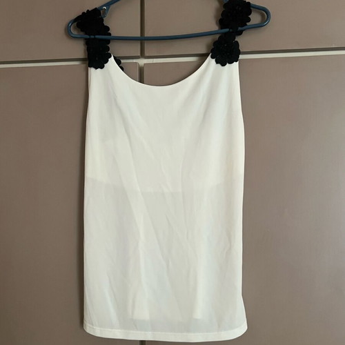 Ake' women's blouse black and white new, one size