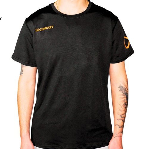 Legendary T-shirt black, new, 85% polyester 15% spandex