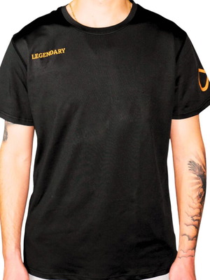 Legendary T-shirt black, new, 85% polyester 15% spandex