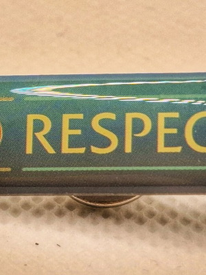 Collectible pin "Respect" (Uefa) like new