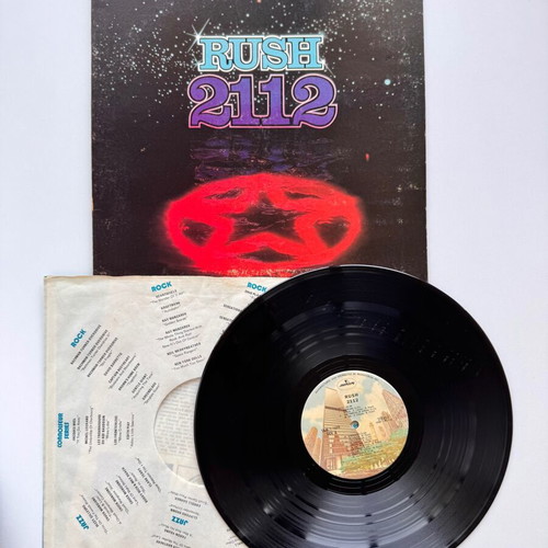 Rush 2112 LP used, 1st US 1976 rock album
