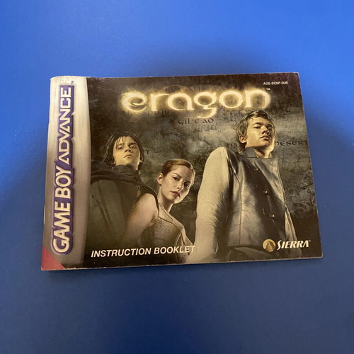 Gameboy Advance Eragon manual used