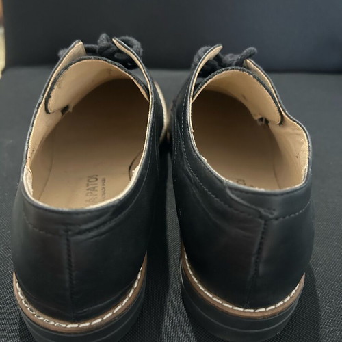 Oxford style shoes used, black, size 42, unisex