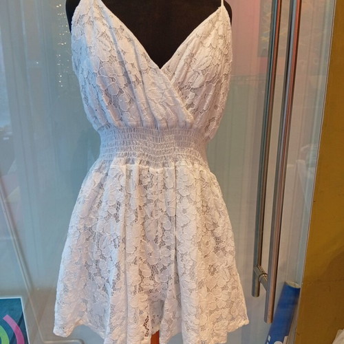 Summer playsuit new with tag, white, sizes S and M