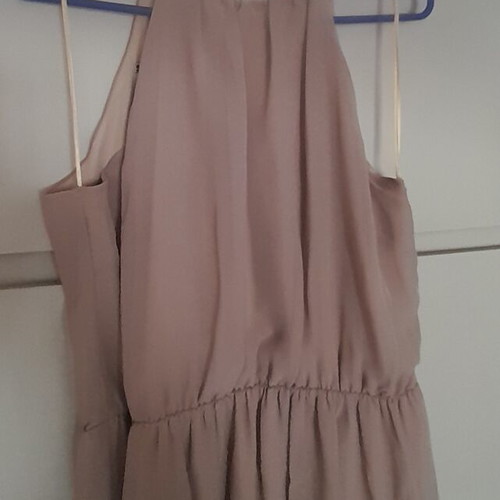 Evening dress beige, like new, sizes M and L