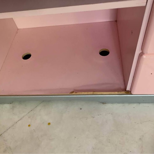 Wooden toy kitchen used